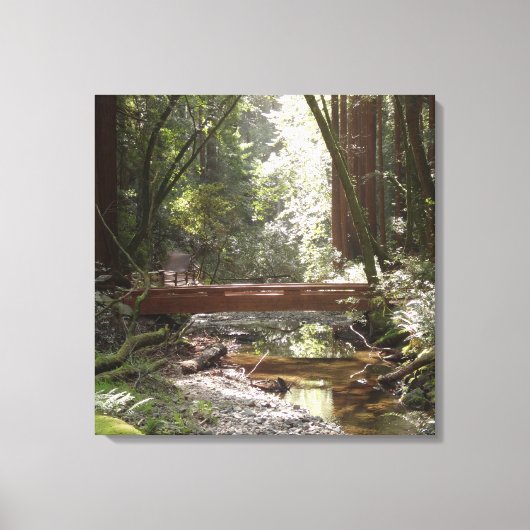 Muir Woods Brug II Canvas Afdruk (Voorkant)
