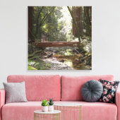 Muir Woods Brug II Canvas Afdruk (Insitu (Woonkamer))