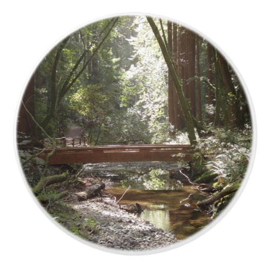 Muir Woods Brug II Keramische Knop (Voorkant)