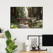 Muir Woods Brug II Poster (Thuiskantoor)