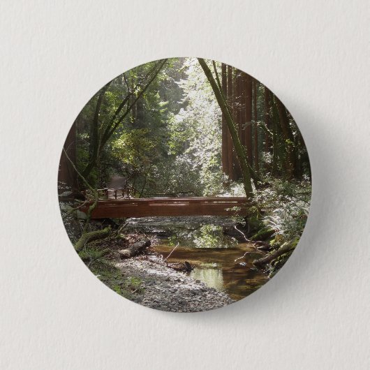 Muir Woods Brug II Ronde Button 5,7 Cm (Voorkant)