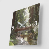 Muir Woods Brug II Vierkante Klok (Hoek)