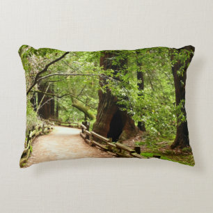Muir Woods Path II Natuurfotografie Decoratief Kussen