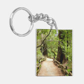 Muir Woods Path II Natuurfotografie Sleutelhanger (Voorkant Links)