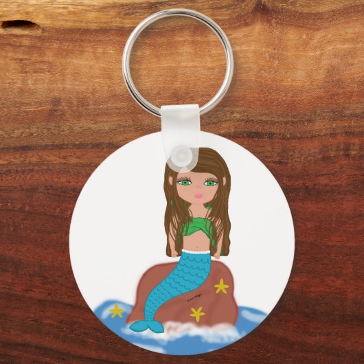 Muirenn de Mermaid Sleutelhanger (Voorkant)