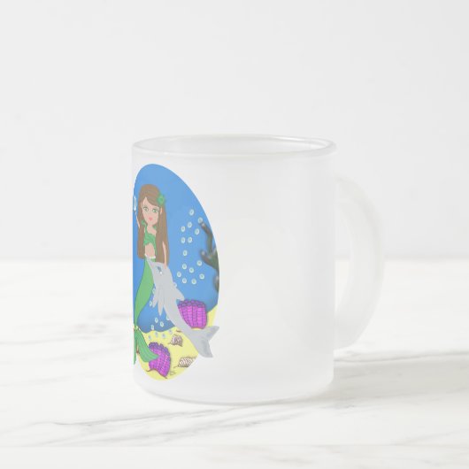 Muirenn the Green Mermaid and Dolphin Mok (Voorkant rechts)