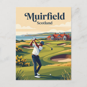 Muirfield, Schotland Briefkaart