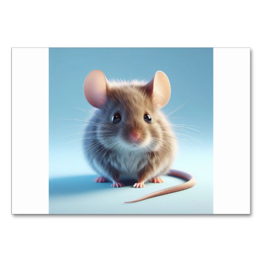 Muis (鼠 / ねずみ - Japanse Flash-Kaarten Kaart (Voorkant)