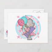 Muis 1e verjaardag T-shirts en geschenken Briefkaart (Voorkant / Achterkant)