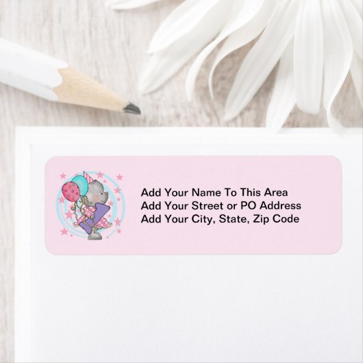 Muis 1e verjaardag T-shirts en geschenken Etiket (Insitu)