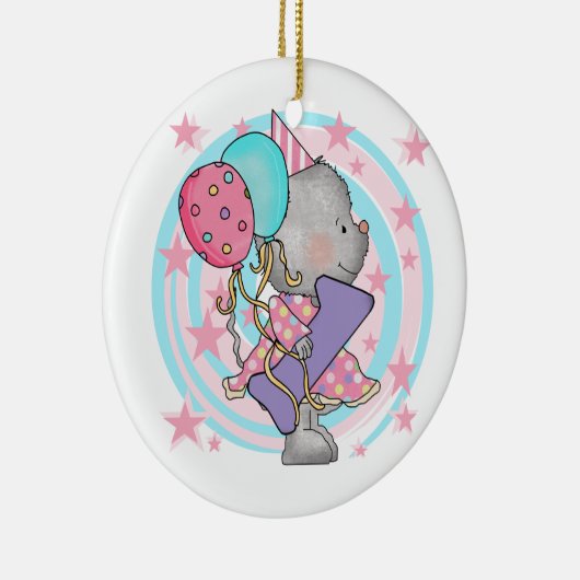 Muis 1e verjaardag T-shirts en geschenken Keramisch Ornament (Rechts)