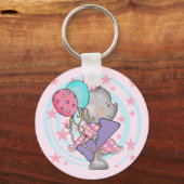 Muis 1e verjaardag T-shirts en geschenken Sleutelhanger (Voorkant)