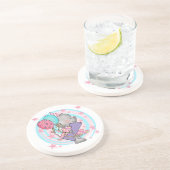 Muis 1e verjaardag T-shirts en geschenken Zandsteen Onderzetter (Zijkant)