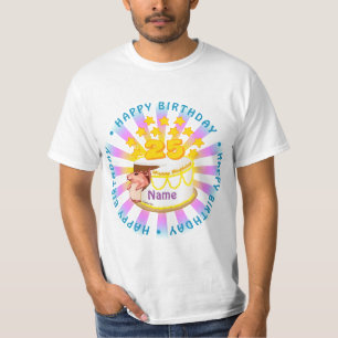 muis 25 jaar oude verjaardag aangepaste t-shirts