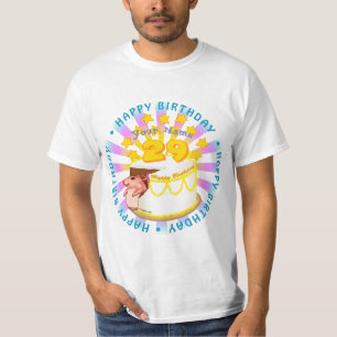 muis 29 jaar oude verjaardag aangepaste t-shirts