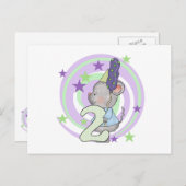 Muis 2e Verjaardag T shirten en geschenken Briefkaart (Voorkant / Achterkant)