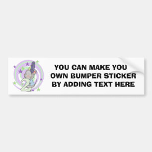 Muis 2e Verjaardag T shirten en geschenken Bumpersticker