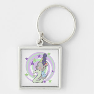 Muis 2e Verjaardag T shirten en geschenken Sleutelhanger