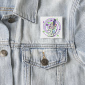 Muis 2e Verjaardag T shirten en geschenken Vierkante Button 5,1 Cm (In situ)