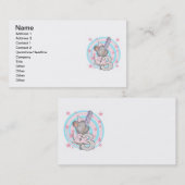 Muis 3e verjaardag T-shirts en geschenken Visitekaartje (Voorkant / Achterkant)