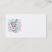 Muis 3e verjaardag T-shirts en geschenken Visitekaartje (Achterkant)