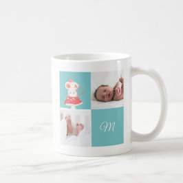 Muis • Alfabet Monogram Mooie Baby Shower Koffiemok