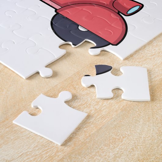 Muis als Biker met Scooter.PNG Legpuzzel (Zijkant)