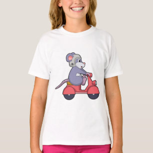 Muis als Biker met Scooter.PNG T-shirt
