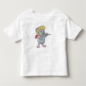 Muis als boer met x en Pet Kinder Shirts (Voorkant)
