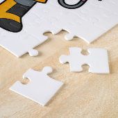 Muis als Boxer met Boxing-handschoenen Legpuzzel (Zijkant)