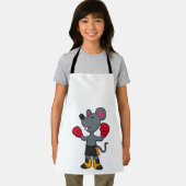 Muis als Boxer met Boxing-handschoenen Schort (Insitu)