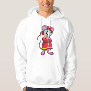 Muis als brandweerman met Helmet Hoodie