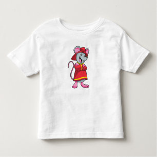 Muis als brandweerman met Helmet Kinder Shirts