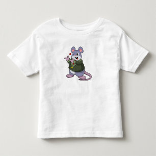 Muis als bruidegom met pak kinder shirts