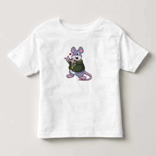 Muis als bruidegom met pak kinder shirts (Voorkant)