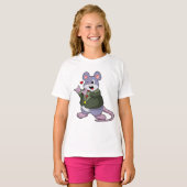 Muis als bruidegom met pak t-shirt (Voorkant volledig)