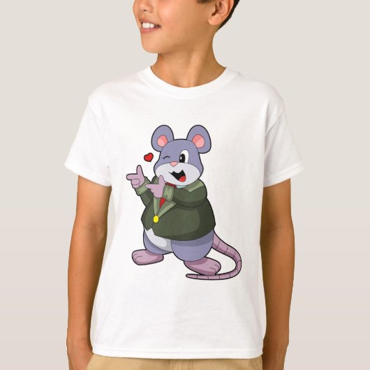 Muis als bruidegom met pak t-shirt (Voorkant)