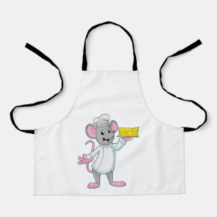 Muis als Cook met kaas Schort