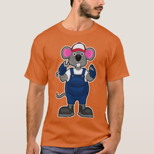 Muis als mechanisch met schroefspanner t-shirt