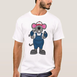Muis als mechanisch met schroefspanner t-shirt