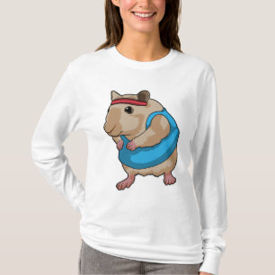 Muis als Runner met Hoofdband T-shirt