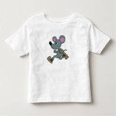 Muis als Runner met rugzak Kinder Shirts (Voorkant)
