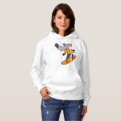 Muis als Snowboarder met Snowboard Hoodie (Voorkant volledig)