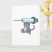 Muis als verpleegster met spuit.PNG Kaart (Gele Bloem)