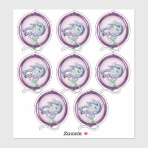 Muis anime meisje sticker