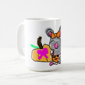 Muis baby onthult herfst koffiemok (Voorkant links)