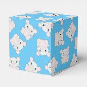 Muis Baby shower blauw Bedankdoosjes (Achterkant)