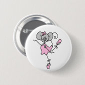 Muis Ballerina Button (Voorkant /achterkant)