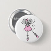 Muis Ballerina Drie Button (Voorkant /achterkant)