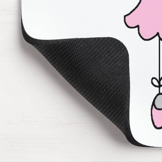 Muis Ballerina Three Mousepad Muismat (Hoek)